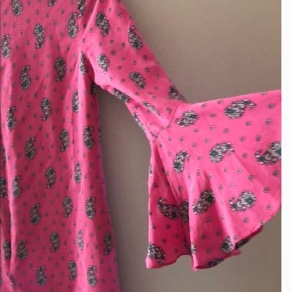 Juicy Couture pink paisley flower dress - Picture 5 of 6